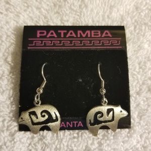 Never worn Very vintage Silver Patamba  earrings